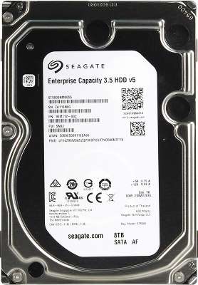 Жесткий диск SATA-3 8TB [ST8000NM0055] Seagate Enterprise Capacity, 7200rpm, 256MB Cache