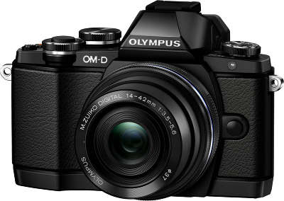 Цифровая фотокамера Olympus OM-D E-M10 Black Kit (M.Zuiko 14-42 мм)