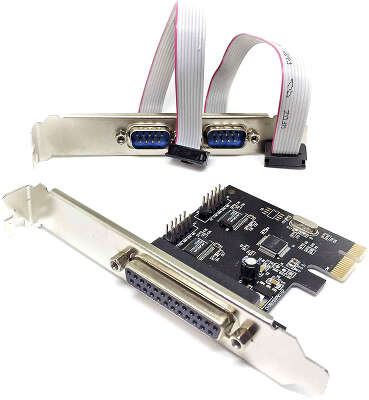 Контроллер PCI-E x1 - 2х COM + LPT, OEM