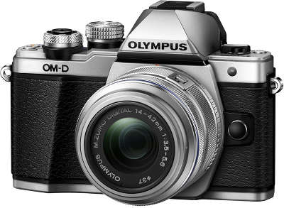 Цифровая фотокамера Olympus OM-D E-M10 Mark II Silver Kit (M.Zuiko 14-42 мм II R)