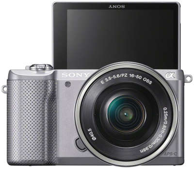 Цифровая фотокамера Sony Alpha 5000 Kit (16-50 мм) Silver