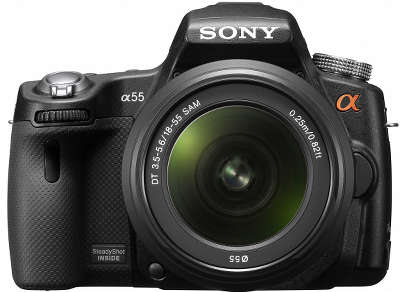 Цифровая фотокамера Sony Alpha SLT-A55VL Kit (18-55 мм f,3.5-5.6)