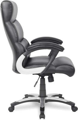 Кресло руководителя COLLEGE H-8846L-1, черный, экокожа