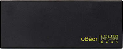Внешний аккумулятор uBear Light 3000 мАч, чёрно-жёлтый [PB05BL3000-AD]