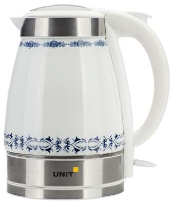 Чайник UNIT UEK-247-B, керамический, 1.7л., 2000Вт