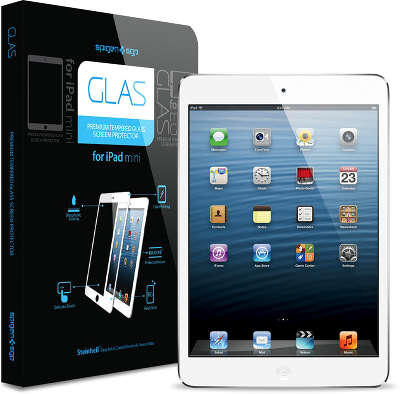 Защитное стекло SGP Oleophobic Coated Tempered  Glass "GLAS.t" для iPad mini 1/2/3, White [SGP10124]