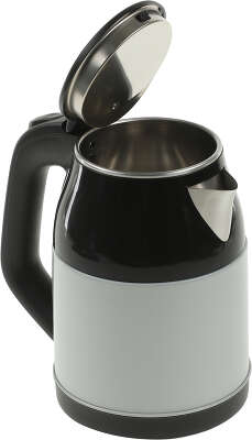 Чайник Supra KES-1843S 1.8л. 1500Вт черный/белый (корпус: нержавеющая сталь)