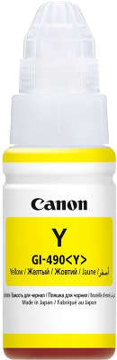 Чернила Canon GI-490Y (жёлтые)