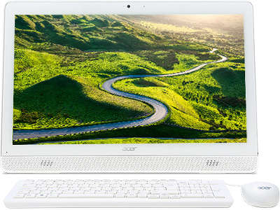Моноблок Acer Aspire Z1-612 19.5" HD+ Cel J3060/4Gb/500Gb 5.4k/HDG/W10P/WiFi/BT/Kb+Mouse