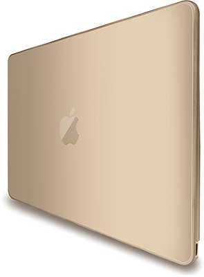 Чехол для MacBook 12" Ozaki O!macworm TightSuit 0.9mm, прозрачный [OA430TR]