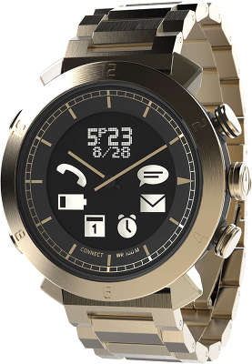 Смарт-часы Cogito Classic, золотистые, с ремешком из нерж. стали [CW2.0-013-01]