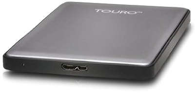 Внешний диск Hitachi USB 3.0 1000 ГБ HTOSEA10001BHB Touro S (7200 об/мин) серый