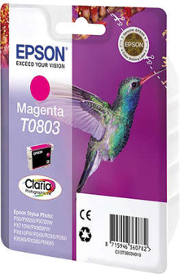 Картридж Epson T080340 пурпурный