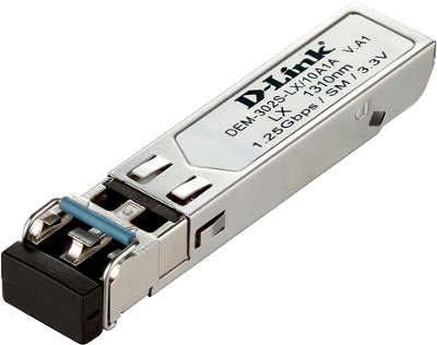 Модуль D-Link DEM-302S-LX/10A1A (10шт. в коробке) SFP-трансивер с 1 портом 1000Base-LX для одномодового оптиче