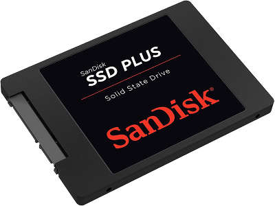 Накопитель SSD Sandisk SATA-3 480Gb SDSSDA-480G-G26 SSD PLUS 2.5"