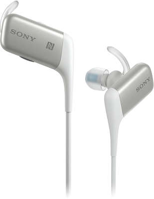 Беспроводные наушники Sony MDR-AS600BT Wireless Sports Headset, белые