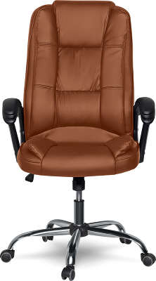 Кресло руководителя COLLEGE XH-2222 Коричневый, кожа с полиуретановы покрытием