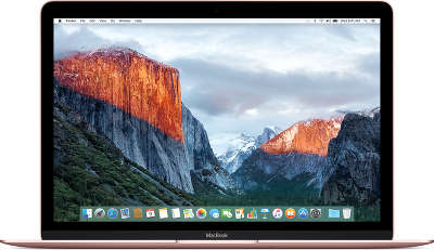 Ноутбук Apple MacBook 12" MMGL2RU/A Rose Gold (Dual-Core M3 1.1 / 8 / 256 / Intel HD Graphics 515)