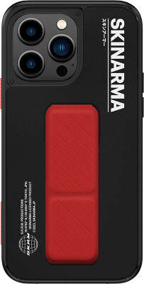 Чехол для iPhone 14 Pro SKINARMA GYO with Grip stand Black [SK-IP14P-GYO-BLK]