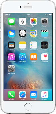 Смартфон Apple iPhone 6S Plus [MKU22RU/A] 16 GB silver