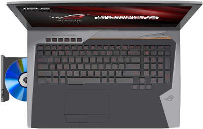 Ноутбук Asus G752Vt i7-6700HQ (2.6)/24Gb/2Tb+128Gb SSD/17,3"FHD AG IPS/NV GTX970M 6Gb/DVD-SM/WiDi/BT/Win10 Gra