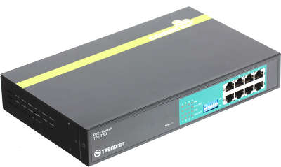 Коммутатор Trendnet TPE-T80 8-портовый PoE+ коммутатор 10/100 Мбит/с до 30Вт на PoE порт