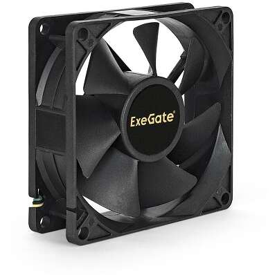 Вентилятор ExeGate EX08025SM, 80мм, 2000rpm, 25 дБ, 4-pin Molex