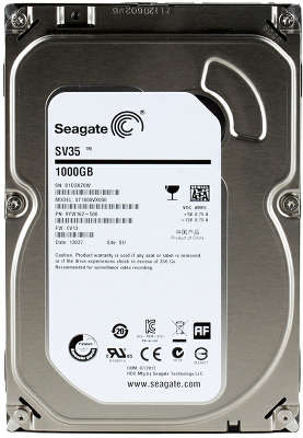 Жёсткий диск SATA-3 1TB [ST1000VX000] Seagate SV35 Series, 7200rpm, 64MB Cache