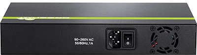 Коммутатор Trendnet TPE-T80H "8-портовый коммутатор PoE+ 10/100 Мбит/c  Питание до 30 Вт на порт, общая мощнос