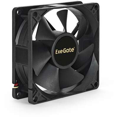 Вентилятор ExeGate EP08025S2P, 80мм, 2200rpm, 23 дБ, 2-pin