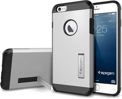 Чехол Spigen SGP Touch Armor для iPhone 6 Plus/6S Plus, Satin Silver [SGP10917]