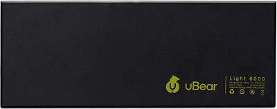 Внешний аккумулятор uBear Light 6000 мАч, чёрно-жёлтый [PB05BL6000-AD]