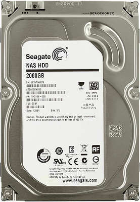 Жёсткий диск SATA-3 2TB [ST2000VN000] Seagate Barracuda NAS Edition, 5400rpm, 64MB Cache