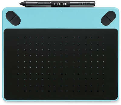 Графический планшет Wacom Intuos Draw Blue Pen S [CTL-490DB-N]
