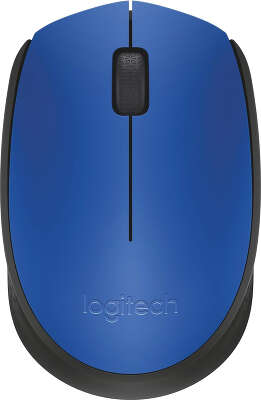 Мышь беспроводная Logitech Wireless Mouse M170 Blue USB (910-004647)