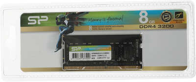 Модуль памяти DDR4 SODIMM 8Gb DDR3200 Silicon Power (SP008GBSFU320B02)