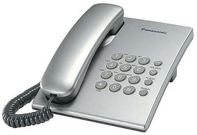 Телефон Panasonic KX-TS2350, серебро