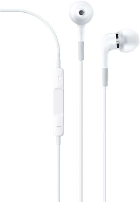 Наушники с ПДУ и микрофоном Apple In-Ear Headphones [ME186ZM/B]