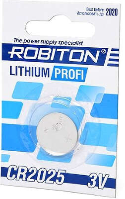 Элемент питания ROBITON PROFI CR2025 (1 шт в блистере)