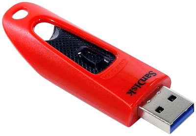 Модуль памяти USB3.0 Sandisk CZ48 Ultra 64 Гб, Red [SDCZ48-064G-U46R]
