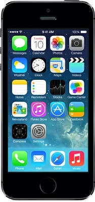 Смартфон Apple iPhone 5S [ME432RU/A] 16 GB space gray