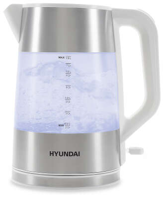 Чайник Hyundai HYK-P4025 1.9л. 2200Вт белый (корпус: пластик)