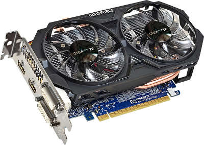 Видеокарта PCI-E NVIDIA GeForce GTX750 Ti 2048MB DDR5 GigaByte [GV-N75TOC-2GI]