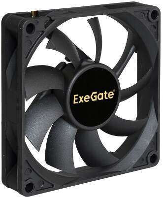 Вентилятор ExeGate ExtraSilent ES08015S3P, 80мм, 1600rpm, 23 дБ, 3-pin
