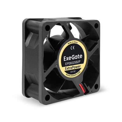 Вентилятор ExeGate ExtraPower EP06025B2P, 60 мм, 4500rpm, 31 дБ, 2-pin, 1шт