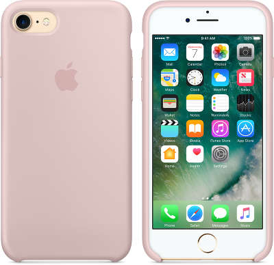 Силиконовый чехол для iPhone 7/8 Apple Silicone Case, Pink Sand [MMX12ZM/A]