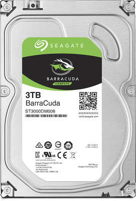 Жёсткий диск SATA-3 3TB [ST3000DM008] Seagate Barracuda Guardian, 7200rpm, 64MB Cache