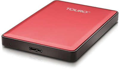 Внешний диск Hitachi USB 3.0 1000 ГБ HTOSEA10001BCB Touro S (7200 об/мин) 2.5" красный