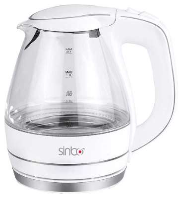 Чайник Sinbo SK 7307 1.5л. белый (корпус: стекло)