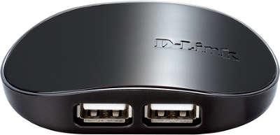 Концентратор USB2.0 D-link DUB-1040 (4 порта)
